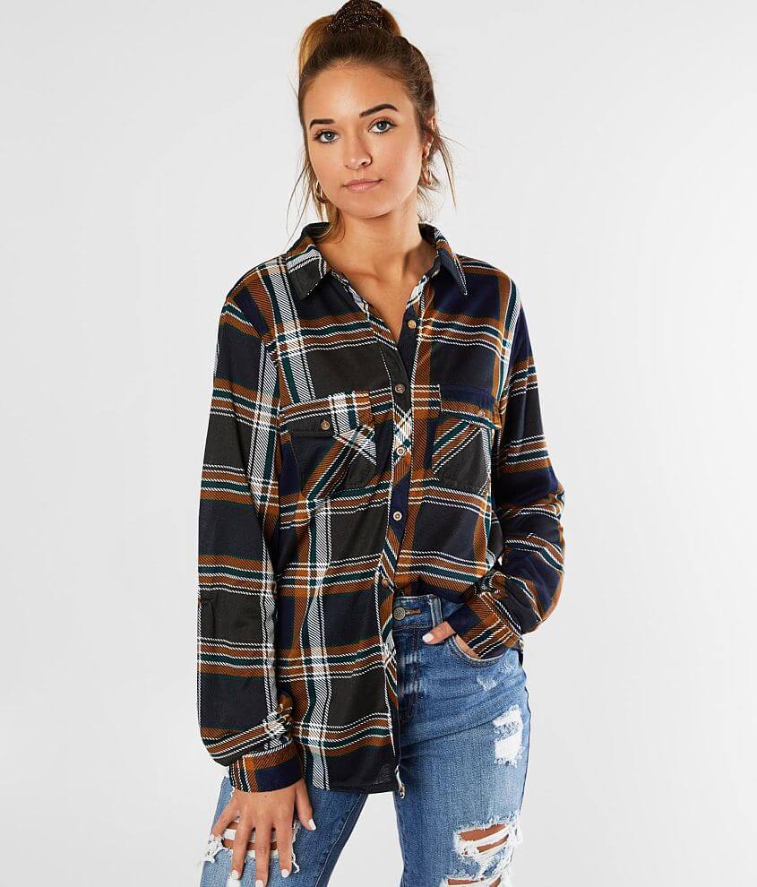 Image of Daytrip Back Lace-Up Knit Shirt