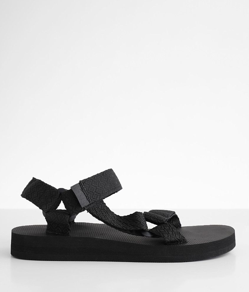 Bossion Adventure Tonal Embroidered Sandal - Women's Shoes in Black ...