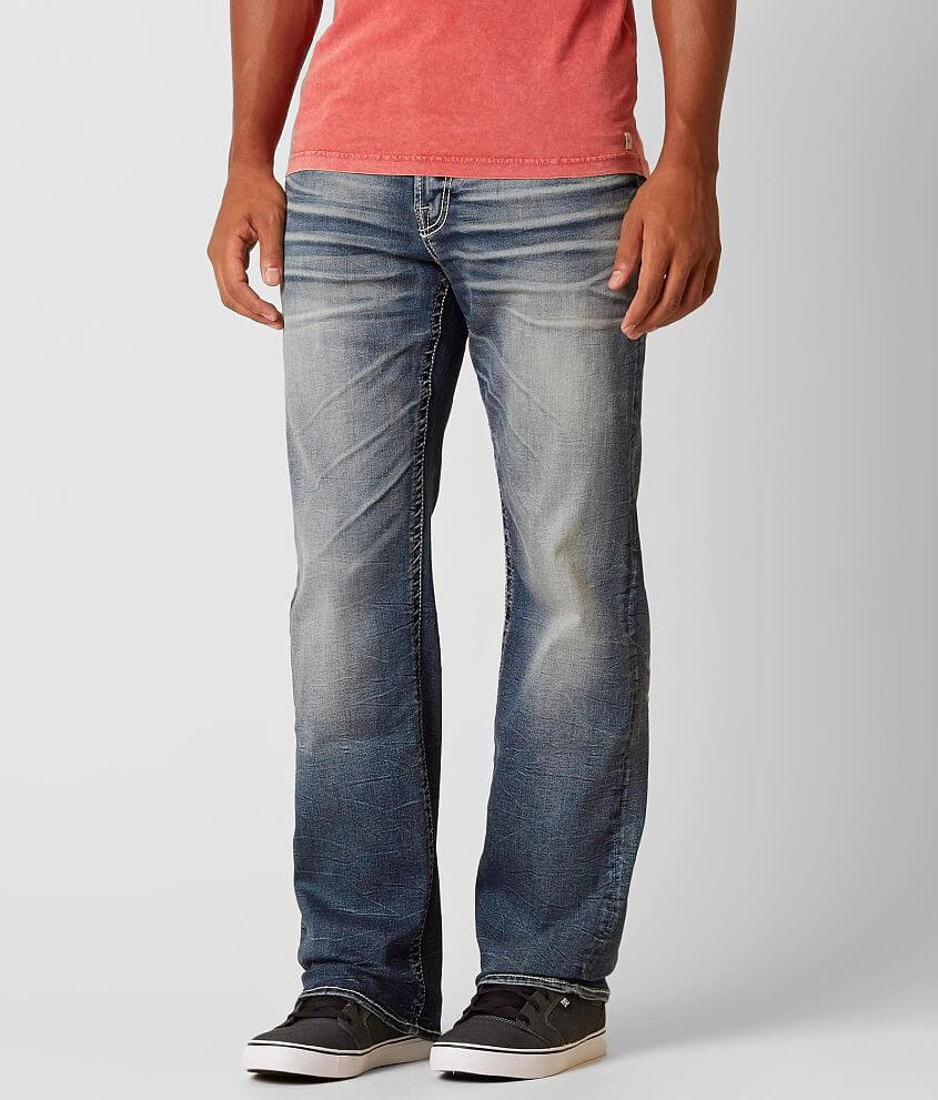 Salvage Anarchy Relaxed Straight Stretch Jean front view