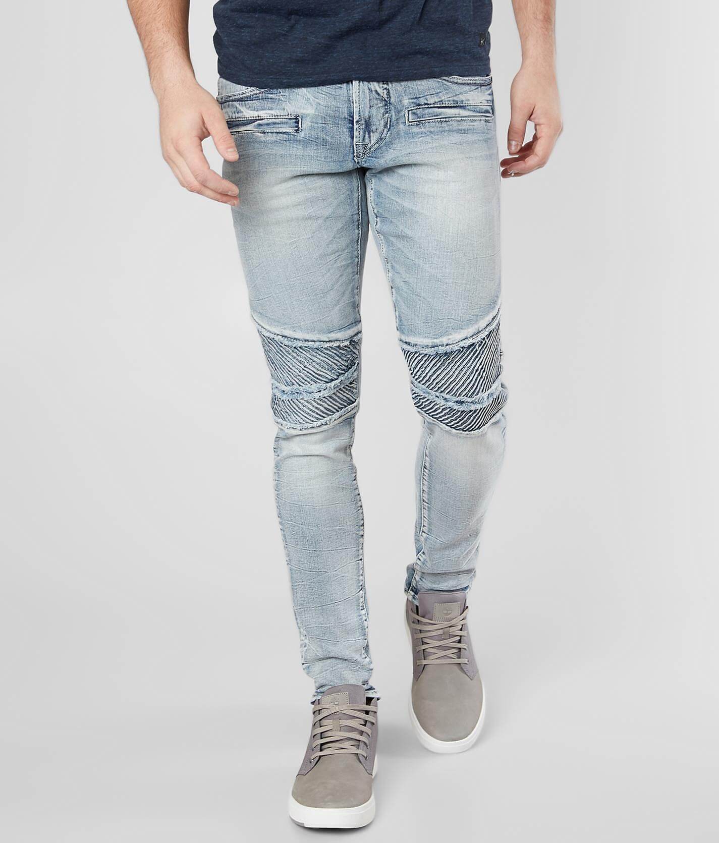 molteni double striped track jeans
