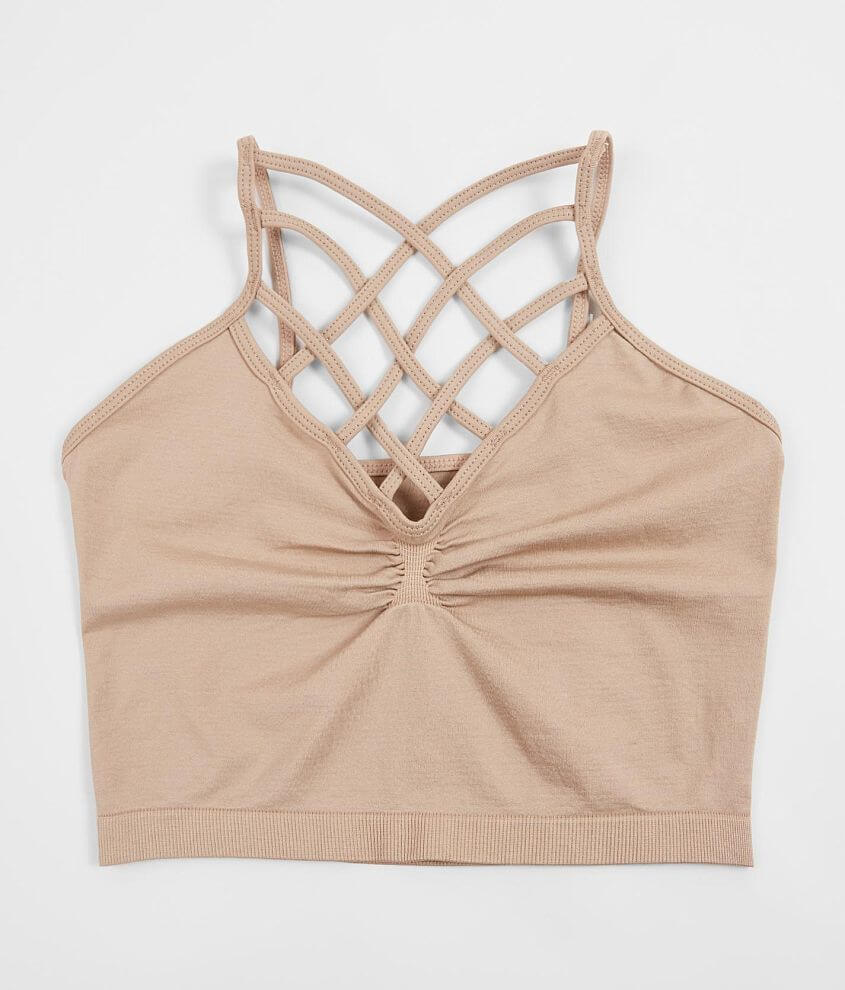 Suzette Spider Cage Bralette - Women's Bandeaus/Bralettes in Nude