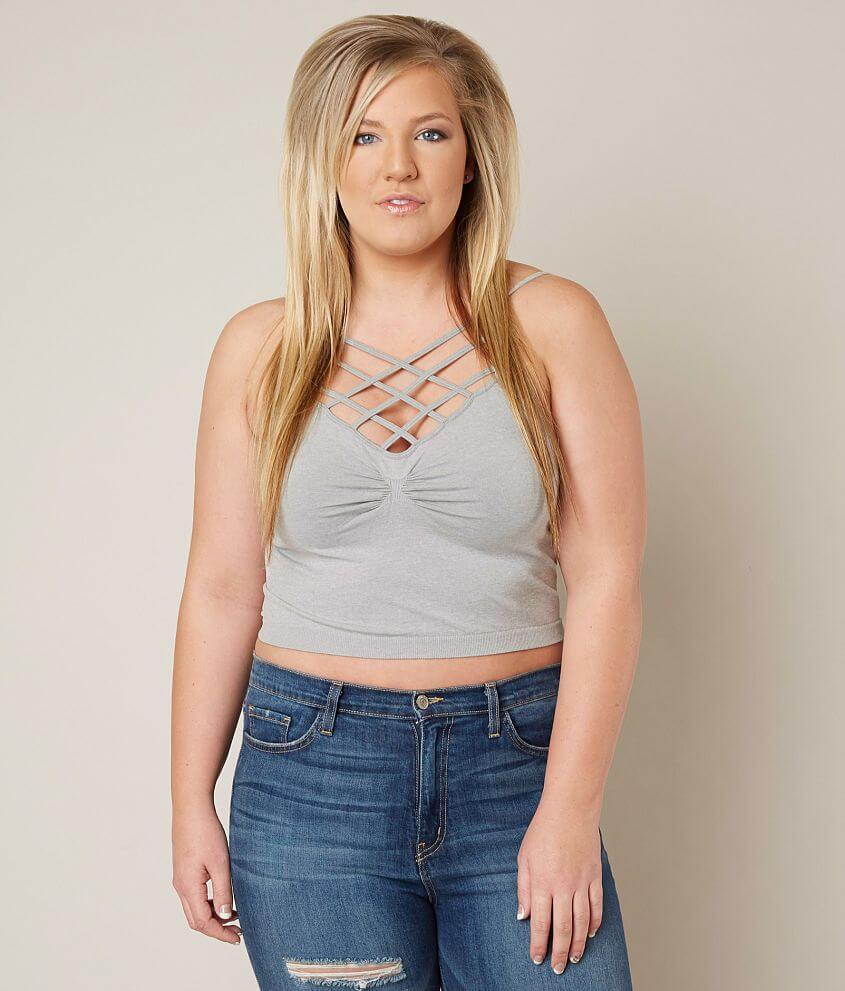Suzette Strappy Bralette - Plus Size Only front view