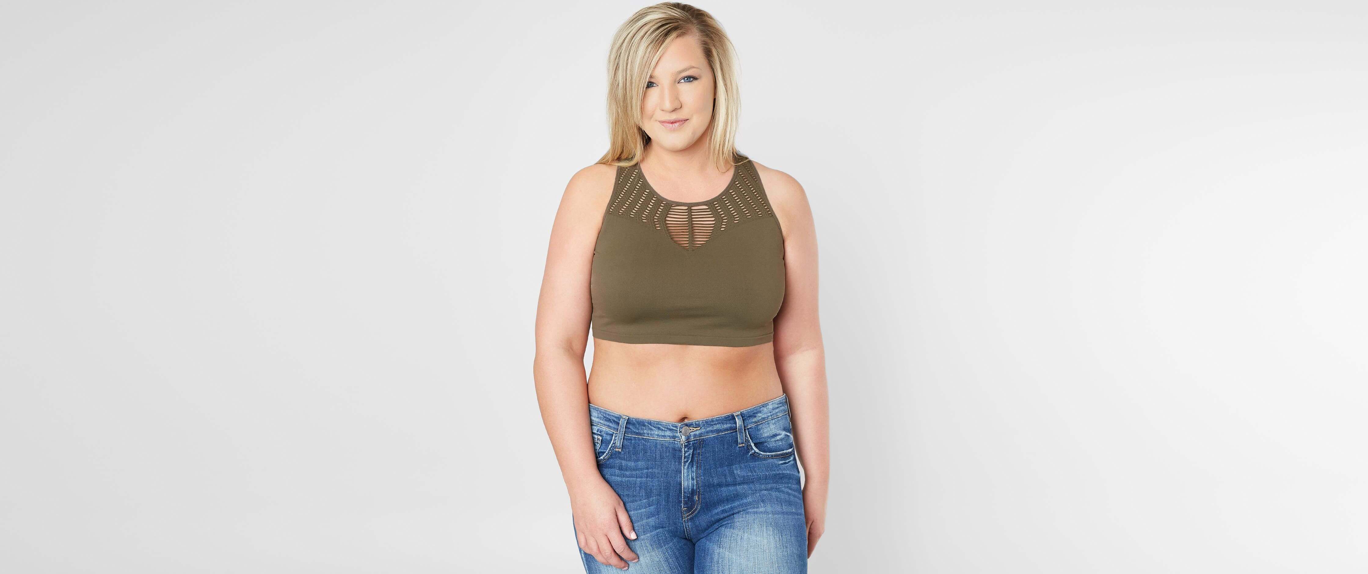 Image of Suzette Shredded Bralette - Plus Size Only