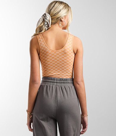 BKEssentials Checkered Brami back view
