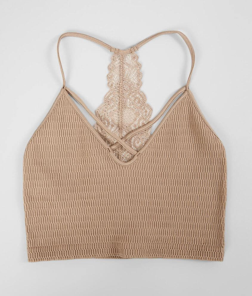 Daytrip Ribbed Halter Bralette - Women's Bandeaus/Bralettes in ...