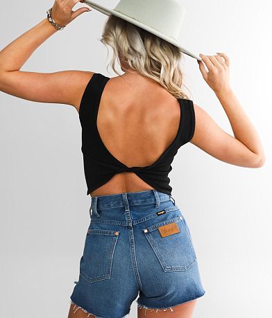 BKEssentials Twisted Back Stretch Brami BACK