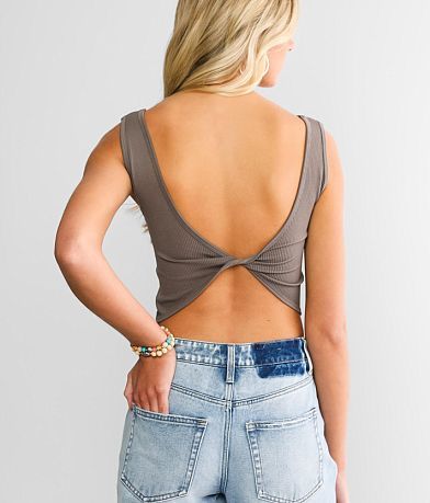 BKEssentials Twisted Back Stretch Brami BACK