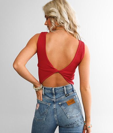 BKEssentials Twisted Back Stretch Brami BACK