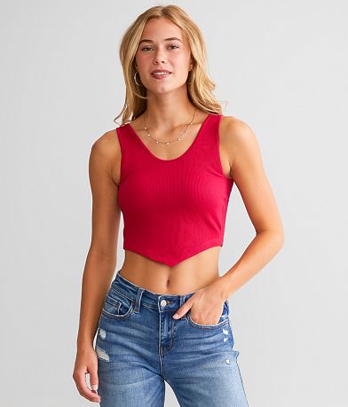 BKEssentials Ribbed Stretch Brami front view