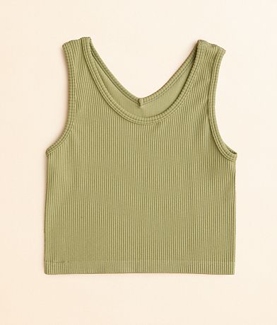 Suzette Girls - Ribbed Stretch Brami front view