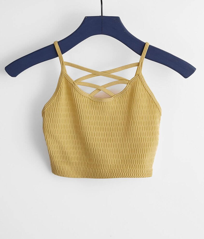 Girls - Suzette Textured Stretch Bralette front view