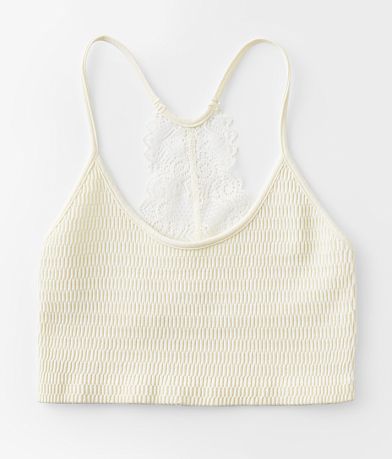 Suzette Girls - Textured Stretch Bralette front view