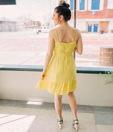 Mustard Seed Ruffle Dress BACK