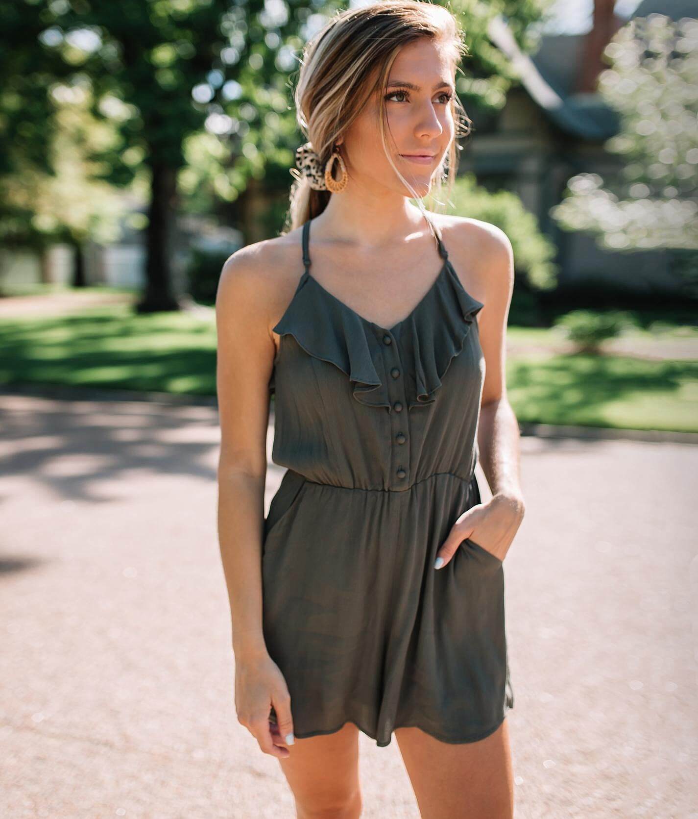 v neck romper womens