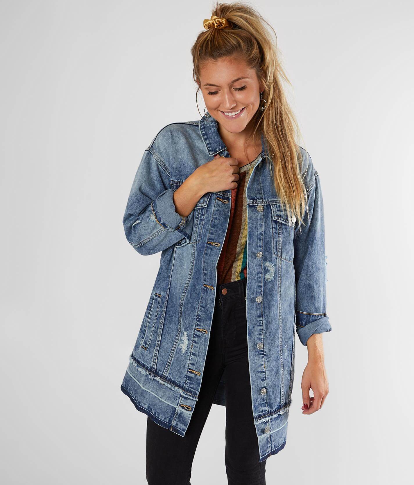 buckle jean jacket