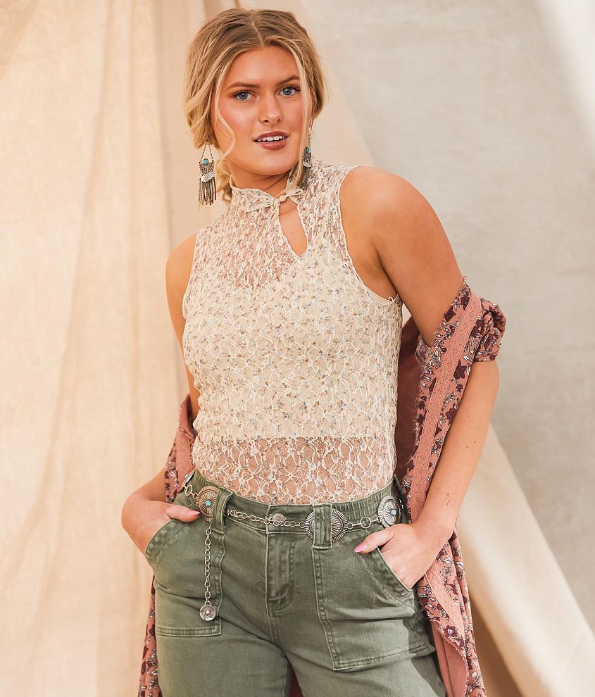 Women's Crochet Tops, Lacy Crop Top