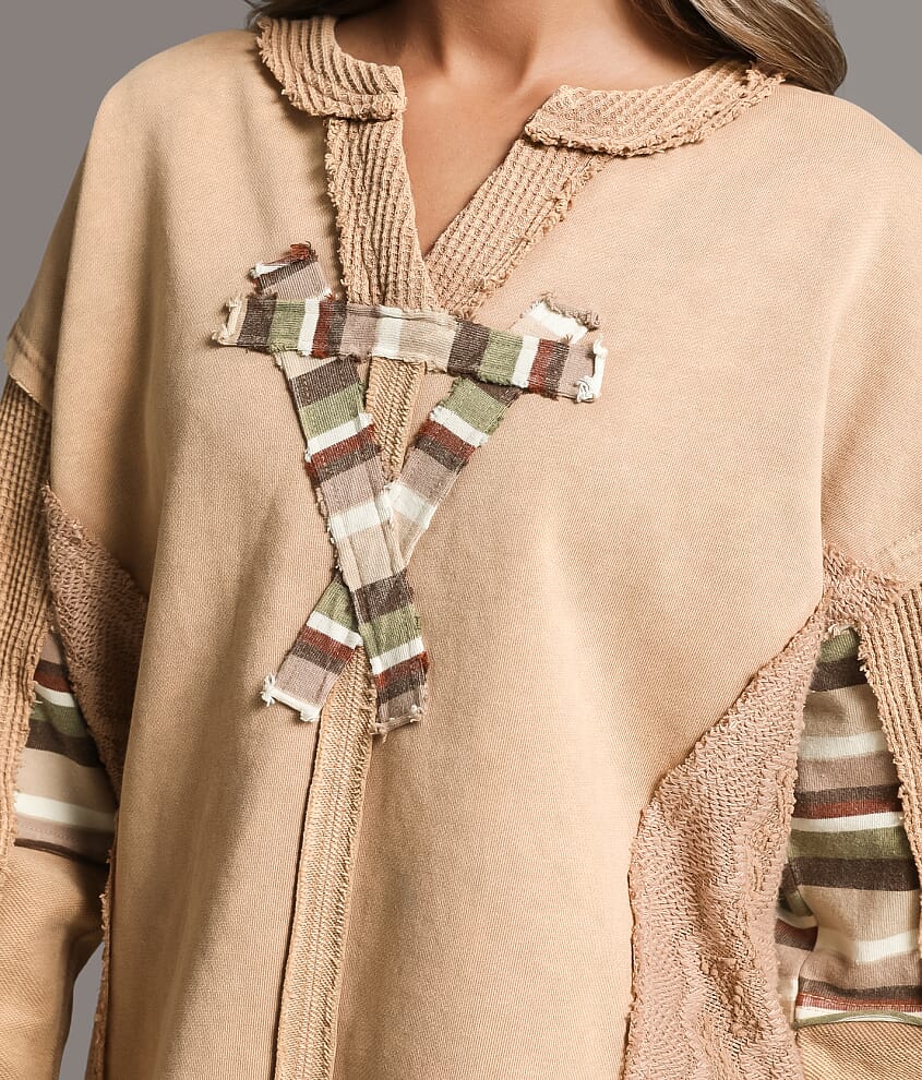 Striped Knit Pullover - thumbnail 4