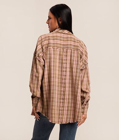Frayed Flannel Shirt thumbnail 4
