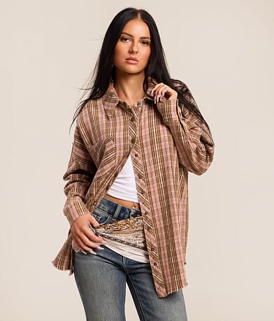 Frayed Flannel Shirt thumbnail 2