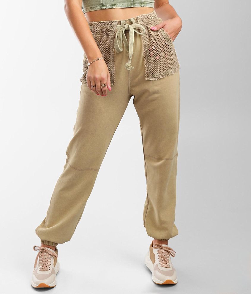 Gilded Intent Washed Jogger front view