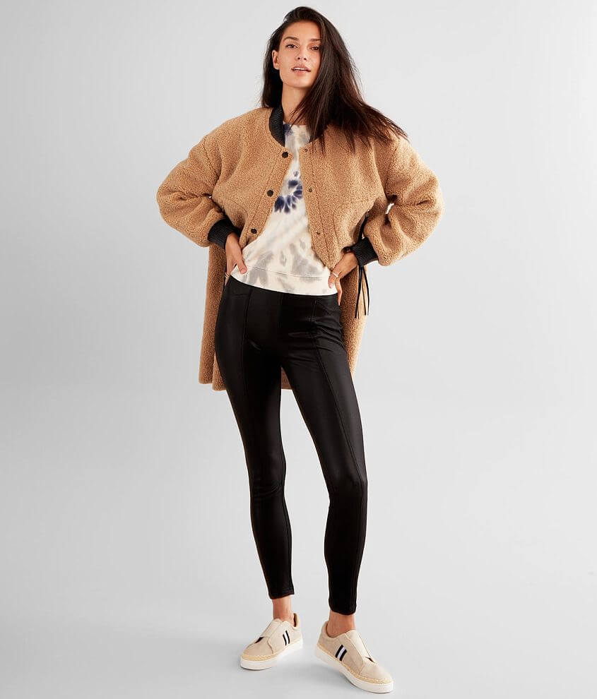 Oli & Hali Sherpa Midi Jacket - Women's Coats/Jackets in Tan | Buckle