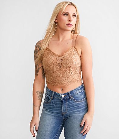 BKEssentials Lace Full Coverage Bralette - Women's Bandeaus