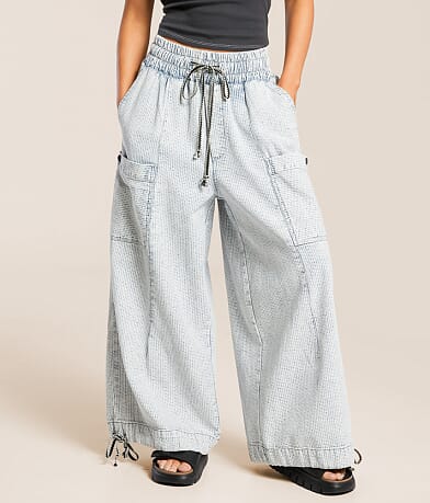 Gilded Intent Washed Baggy Cargo Jogger front view