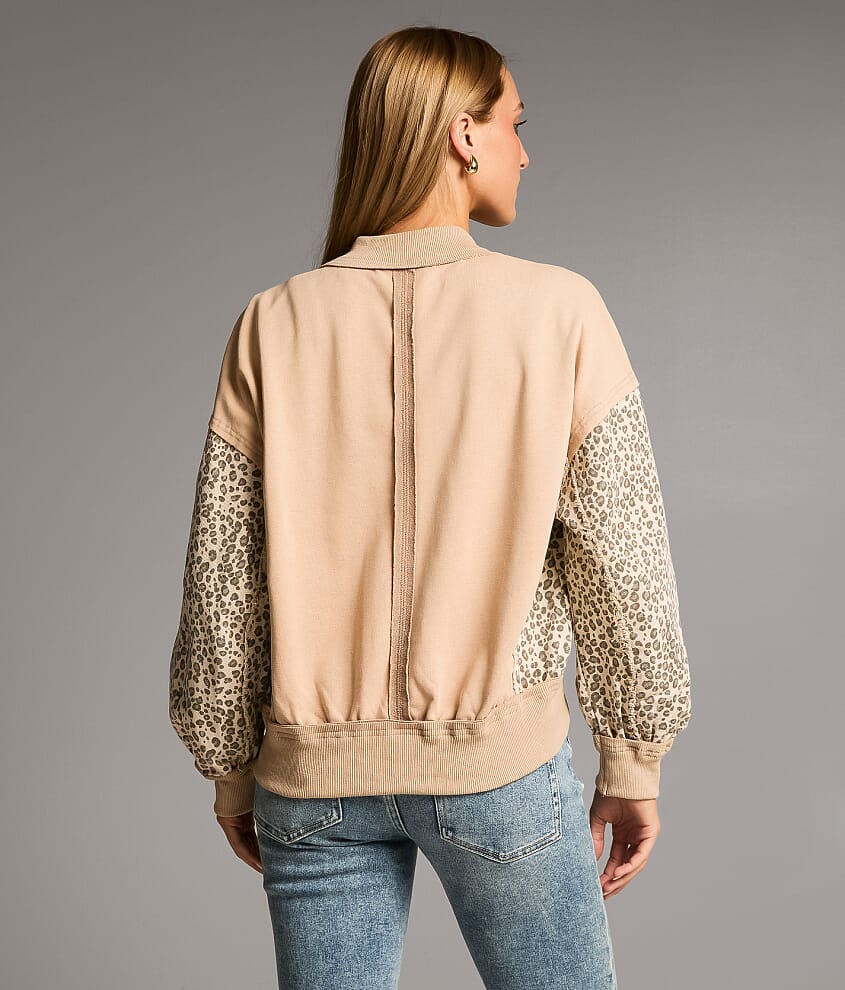 Pieced Cheetah Jacket - thumbnail 4