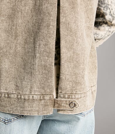 Cheetah Print Denim Jacket thumbnail 7