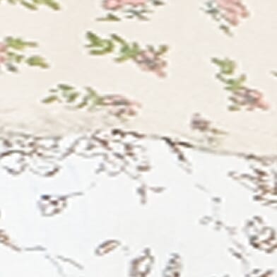 Raw Edge Pieced Floral Shacket thumbnail 5