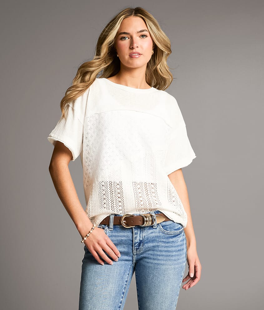 Pieced Lace Top - thumbnail 5