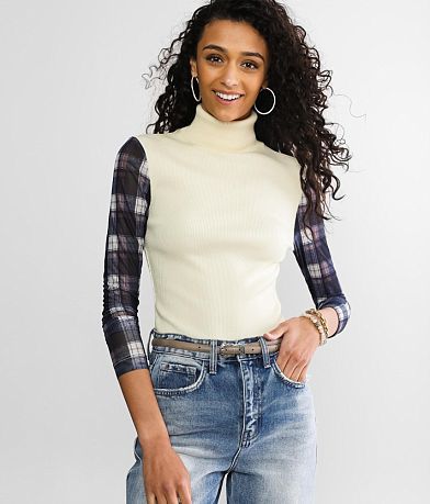 Gimmicks Turtleneck Top front view