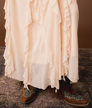 Gimmicks Lace Ruffle Maxi Skirt MISC_DETAIL_1