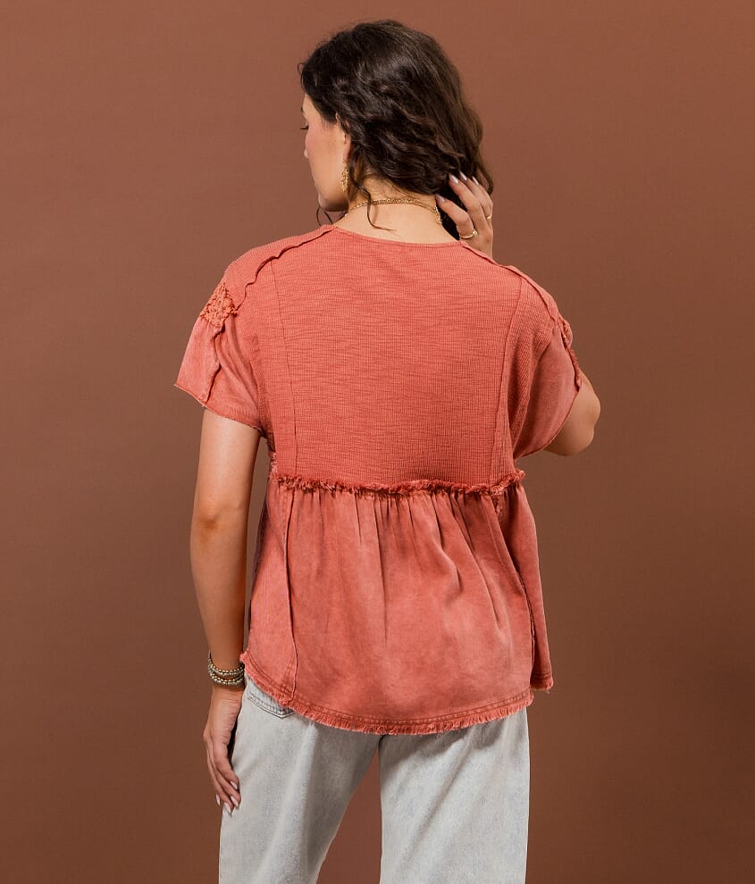 Embroidered Floral Top - thumbnail 3