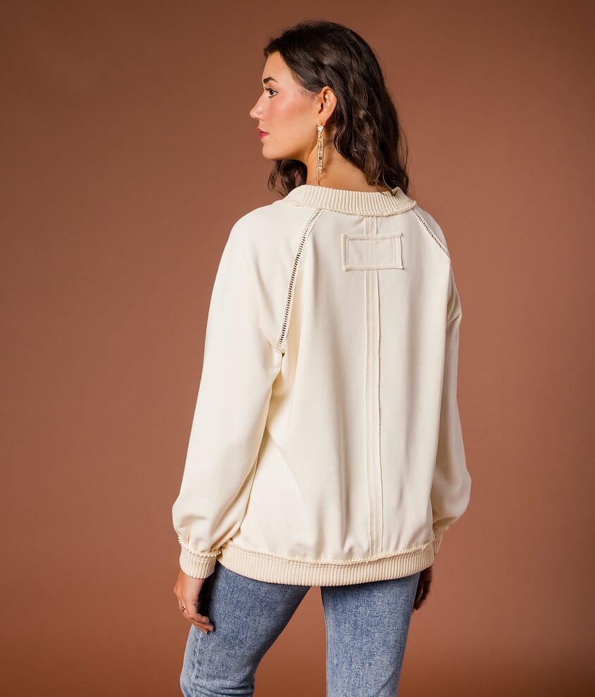 Floral Embroidered Pullover - thumbnail 3