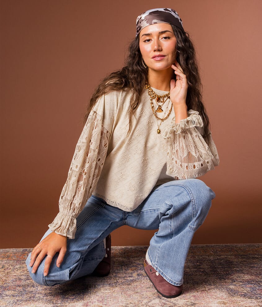 Pieced Lace Top