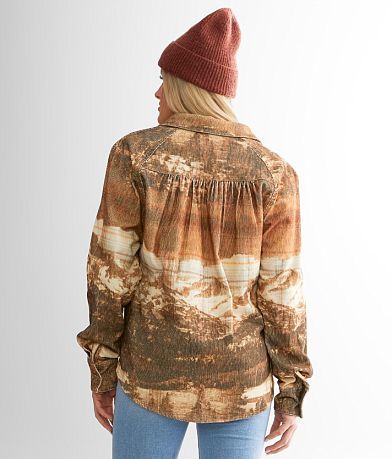 Gilded Intent Landscape Corduroy Shirt BACK