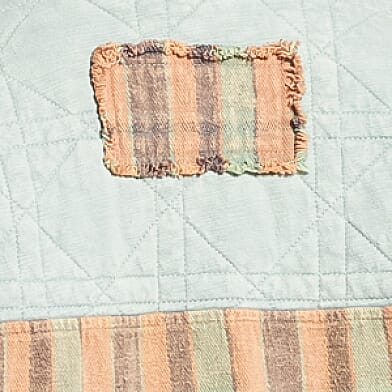 Pieced Waffle Knit Striped Shacket thumbnail 5