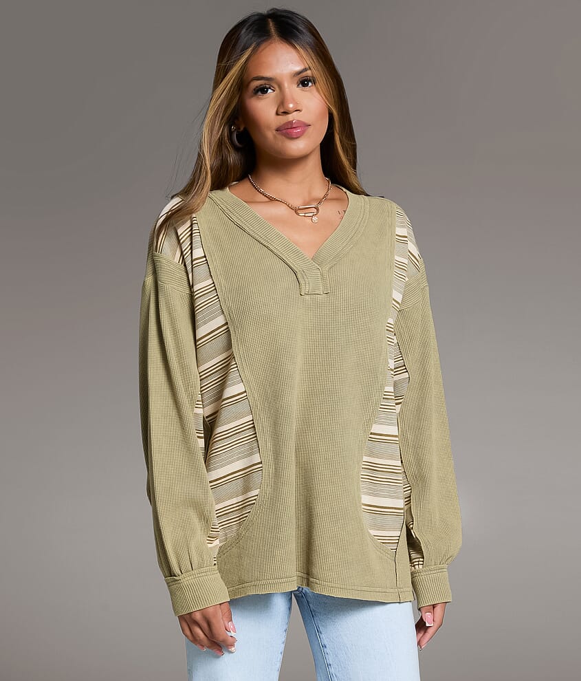 Raw Edge Washed Thermal