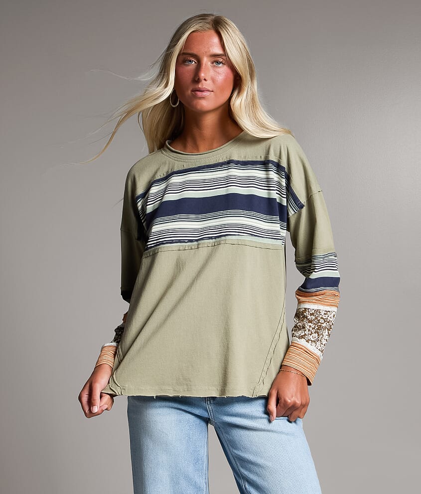 Mixed Print Top - thumbnail 2