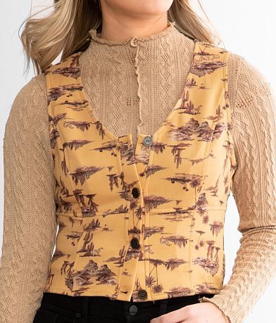 Sterling &amp; Stitch Western Faux Suede Vest MISC_DETAIL_1