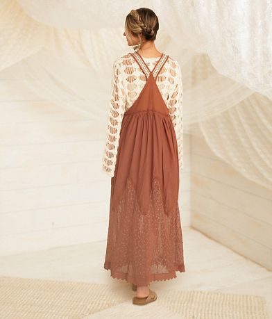 Gimmicks Tiered Maxi Skirtall back view
