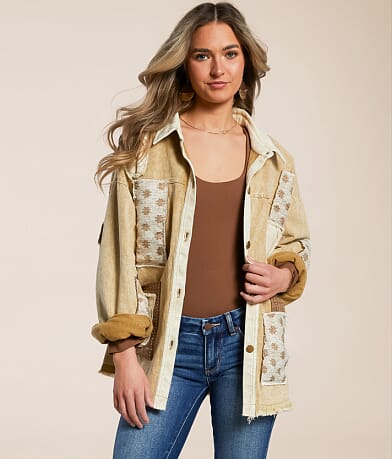 Oli & Hali Patchwork Denim Jacket front view