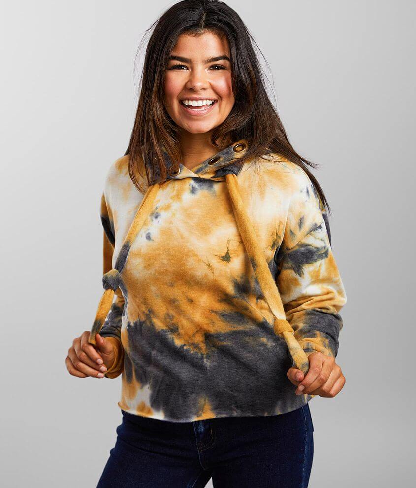 Gilded Intent Tie Dye Hoodie front view