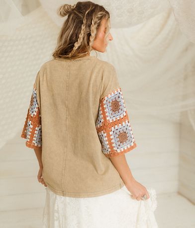 Gimmicks Granny Square Top back view