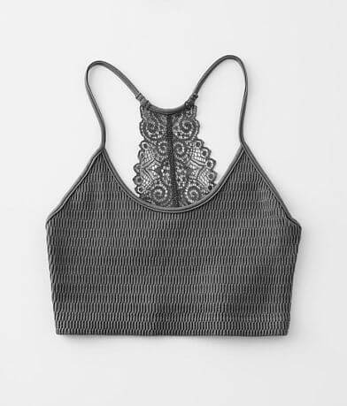 Suzette Girls - Textured Stretch Bralette front view