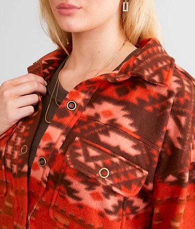 BKE Southwestern Polar Fleece Shirt misc detail 1 view