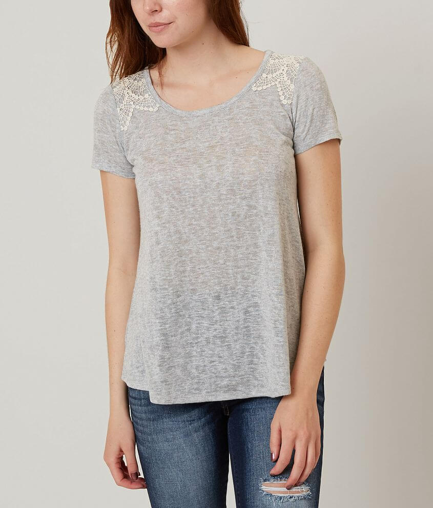 Jolt Heathered Top - Women's Shirts/Blouses in Heather Grey | Buckle