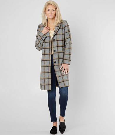 Jolt Plaid Peacoat FULL_RIGHT_SIDE