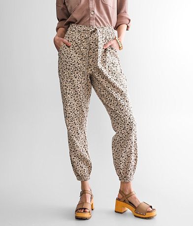 Willow & Root Satin Jogger - Women's Pants in Brick Pale